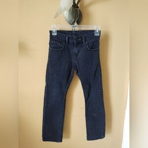 Levi's 511 Kids Black Jeans Size 8 Reg 24x22